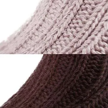 BRUBAKER Warm Alpaca Socks - 4 Pairs For Men & Women