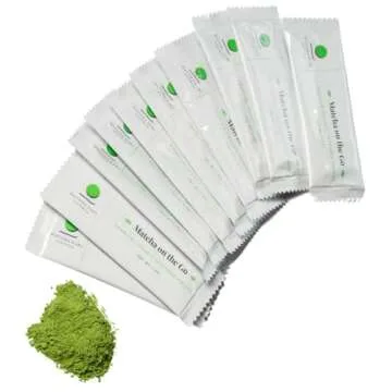 Organic Matcha Green Tea Powder Sticks - Dr. Weil's Singles 12 Pack