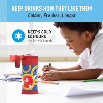 Sonic the Hedgehog 12oz Insulated Water Bottle