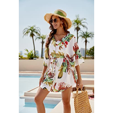 Stylish SVALIY Women Summer Floral Party Short Dress