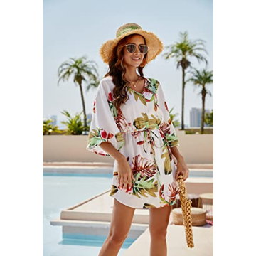 Stylish SVALIY Women Summer Floral Party Short Dress