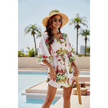 Stylish SVALIY Women Summer Floral Party Short Dress