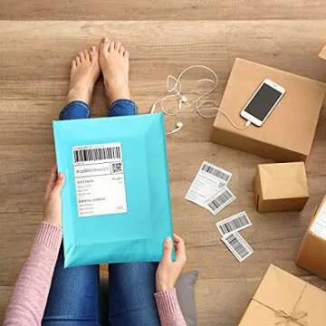 UCGOU Poly Mailers 12x15.5 Inch Teal 100 Pack Medium Shipping Bags #5 Strong Thick Mailing Envelopes Self Sealing Adhesive Waterproof and Tear Proof Boutique Packaging Postal for Clothing