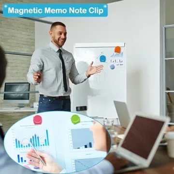 BamLue 12-Piece Magnetic Clips Strong Hold Organizer