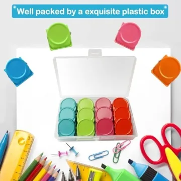 BamLue 12-Piece Magnetic Clips Strong Hold Organizer