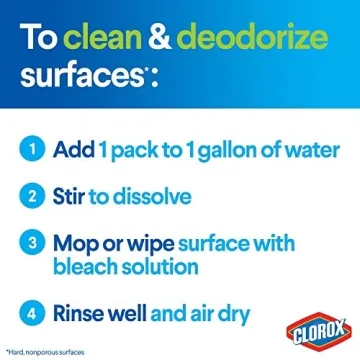 Clorox Zero Splash Bleach Packs for Easy Cleaning Solution