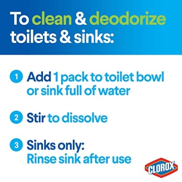 Clorox Zero Splash Bleach Packs for Easy Cleaning Solution