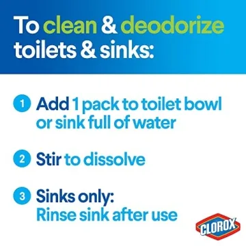 Clorox Zero Splash Bleach Packs for Easy Cleaning Solution
