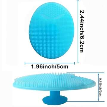 Baby Bath Brush, Baby Cradle Cap Brush, Silicone Massage Brush, Baby Comb, Children's Comb（3pcs）...