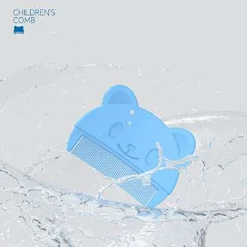 Baby Bath Brush Set - Soothing Silicone Tools for Cradle Cap