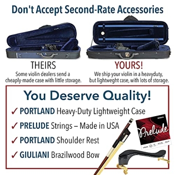 Electric Bunnel NEXT Violin Outfit with Mini Amp and Case