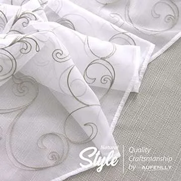 Elegant AUFENLLY 4-Piece Curtain Set for Any Room