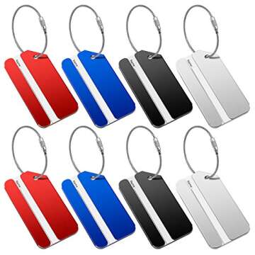 Durable Luggage Tags for Safe and Stylish Travel