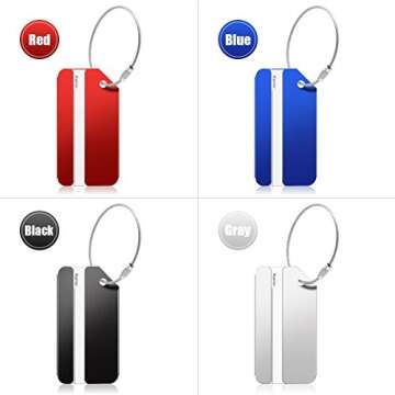 Durable Luggage Tags for Safe and Stylish Travel