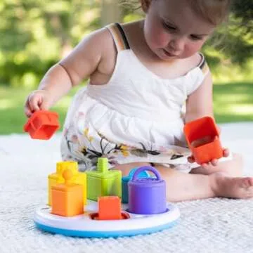 Fat Brain Toys Plugzy - Fun Shape-Sorting Sensory Toy