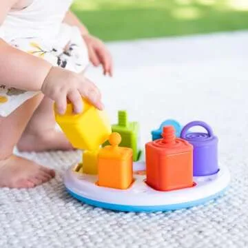 Fat Brain Toys Plugzy - Fun Shape-Sorting Sensory Toy
