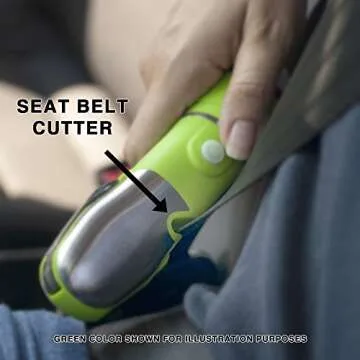 Stalwart 75-WL2006 l LED Flashlight, All In One Tool Light For Emergency, Camping and Cars By Stalwart (Pink) (With Glass Breaker and Seatbelt Cutter)