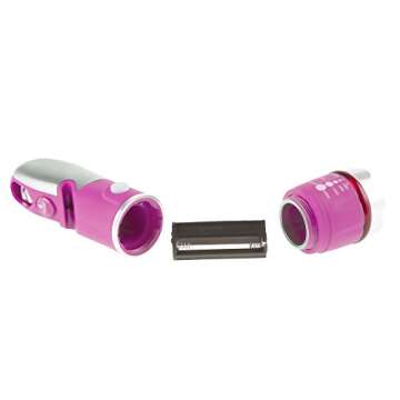 Stalwart 75-WL2006 l LED Flashlight, All In One Tool Light For Emergency, Camping and Cars By Stalwart (Pink) (With Glass Breaker and Seatbelt Cutter)