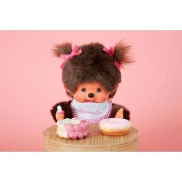 Charming Sekiguchi Monchhichi Pink Girl Doll for All