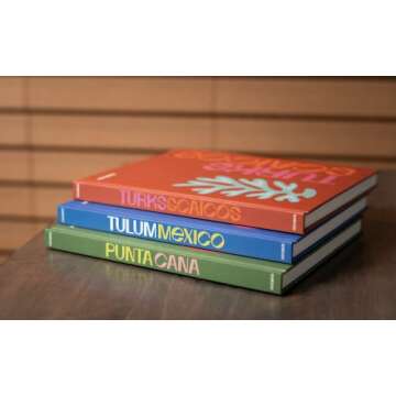 HIDOMUS - Set of 3 Decorative Hardcover Books for Home Decor, Coffee Table & Office Decor