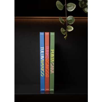HIDOMUS Decorative Hardcover Books Set for Home Decor