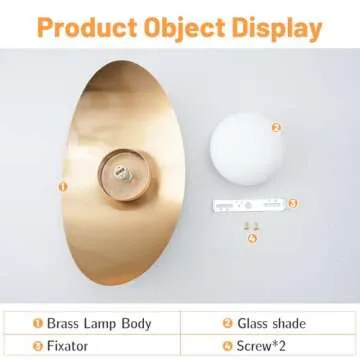 Qepeety Mid Century Modern Wall Sconce - Elegant Wall Lighting