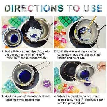 NOSTOSON Candle Dyes: 16 Colors for Vibrant Candle Making