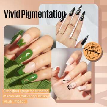 MEFA Dip Powder Nail Kit White Black Nue Brown Red Blue Pink 32 Colors Dipping Powder Classic All Se...