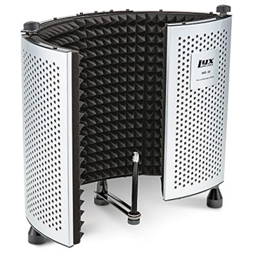 LyxPro VRI-10 Vocal Sound Absorbing Shield for Accurate Audio