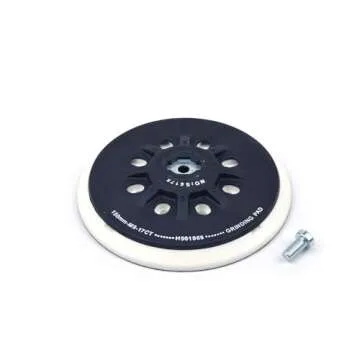 6 Inch Soft Sanding Pad, 17-Hole M8 Thread Back-up Grinding Pads for 6" 150mm H&L Sanding Discs, Rep...