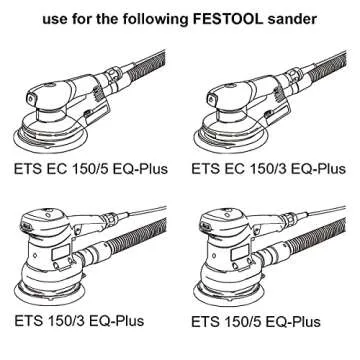 6 Inch Sanding Pad for Festool Sanders - Quick Change & Durable