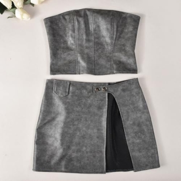 Sexy THLAI 2 Piece Skirt Set for Women - Stylish Clubwear