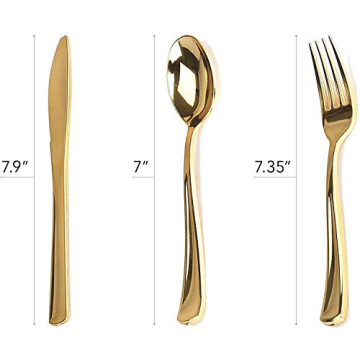 Elegant 125-Piece Disposable Dinnerware Set for Events