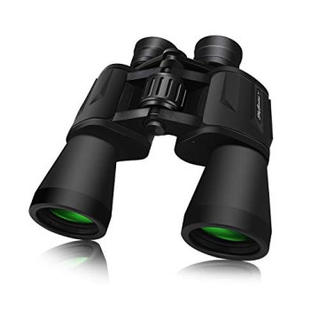 SkyGenius 10 x 50 Binoculars for Adults Powerful Full-Size, Clear Durable Binoculars for Bird Watchi...