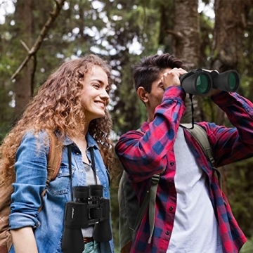 SkyGenius 10x50 Binoculars Durable for Bird Watching