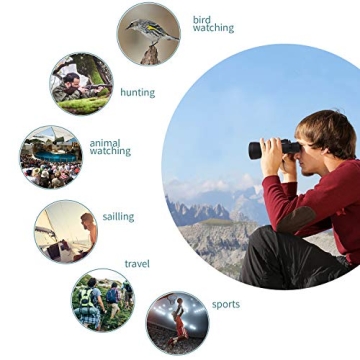 SkyGenius 10x50 Binoculars Durable for Bird Watching