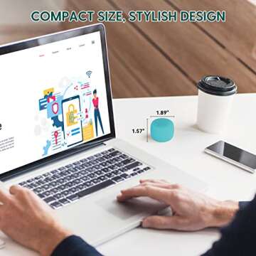 Babelio White Noise Sound Machine for Adults Kids Baby, Mini, 15 Non-looping Sounds, Timer, Memory F...