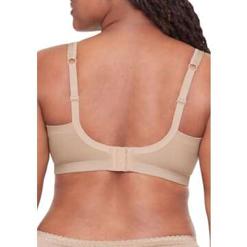 Warner's Women's XX-Large Easy Does It Underarm-Smoothing with Seamless Stretch Wireless Lightly Lined Comfort Bra Rm3911a, Toasted Almond, 2XL