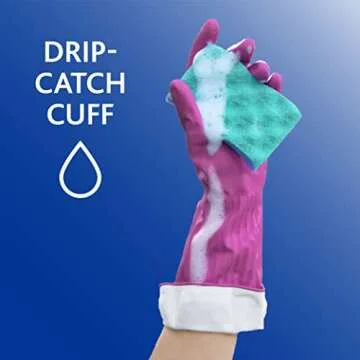 Playtex Living Drip-Catch Cuff Gloves - Durable Cleaning Protection
