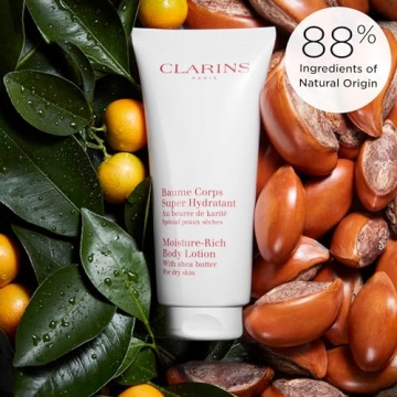 Hydrating Clarins Moisture-Rich Body Lotion for Soft Skin