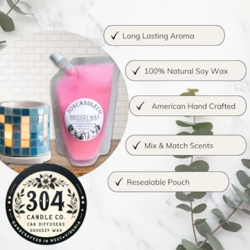 304CandleCo Soy Wax Melt - 50 Scents, Handcrafted & Fragrant