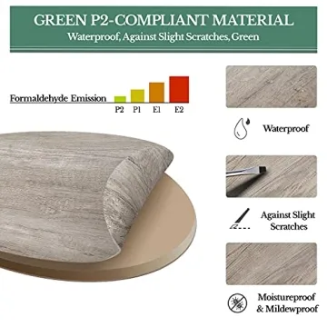 Yaheetech Rustic Nesting Coffee Table Set for Small Spaces