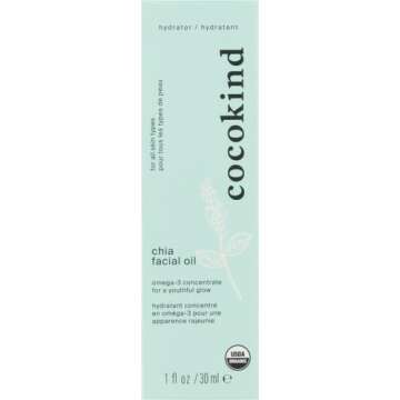 Cocokind Organic Chia Facial Oil, chamomile, 1 Fl Oz (5290)