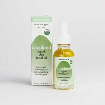 Cocokind Organic Chia Facial Oil, chamomile, 1 Fl Oz (5290)