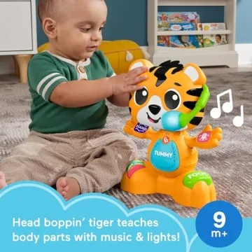 Fisher-Price Bop & Groove Tiger - Interactive Learning Toy