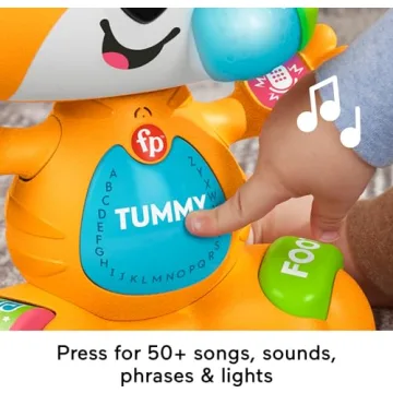 Fisher-Price Bop & Groove Tiger - Interactive Learning Toy