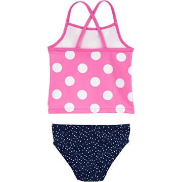 Simple Joys by Carter's Girls' 3-Piece Rashguard Set - Fun & Sun Safe!