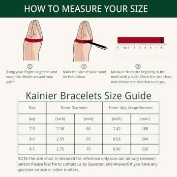 Kainier 3mm Bangle Bracelet Stainless Steel Glossy Stackable Thin Round Bangle Bracelet for Women Ov...
