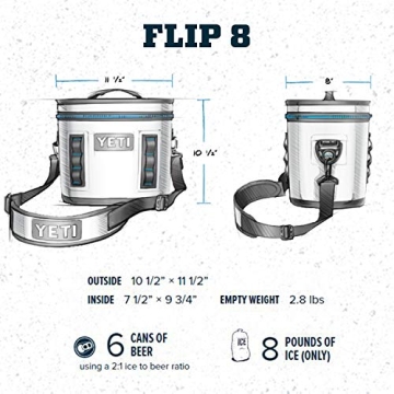 YETI Hopper Flip 8 Portable Cooler for Ultimate Adventure
