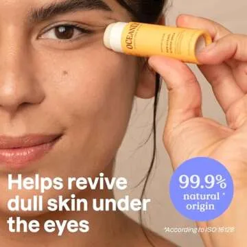 ATTITUDE Oceanly Eye Cream Stick, EWG Verified, Plastic-free, Plant and Mineral-Based Ingredients, V...